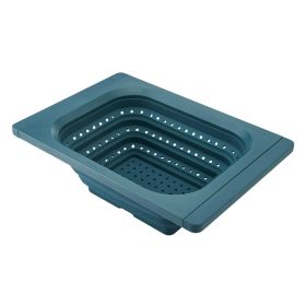 Collapsible Over the Sink Colander and Strainer for Kitchen, Agave